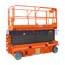 safety 3.2km/h drive speed 10m 12m max working height self propelled mobile hydraulic platform scissor lift for sale